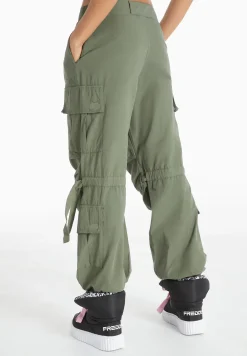 Freddy Pantaloni cargo con doppie tasche e coulisse intermedia-Donna Pantaloni Cargo|Pantaloni Sportivi