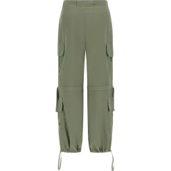 Freddy Pantaloni cargo con doppie tasche e coulisse intermedia-Donna Pantaloni Cargo|Pantaloni Sportivi