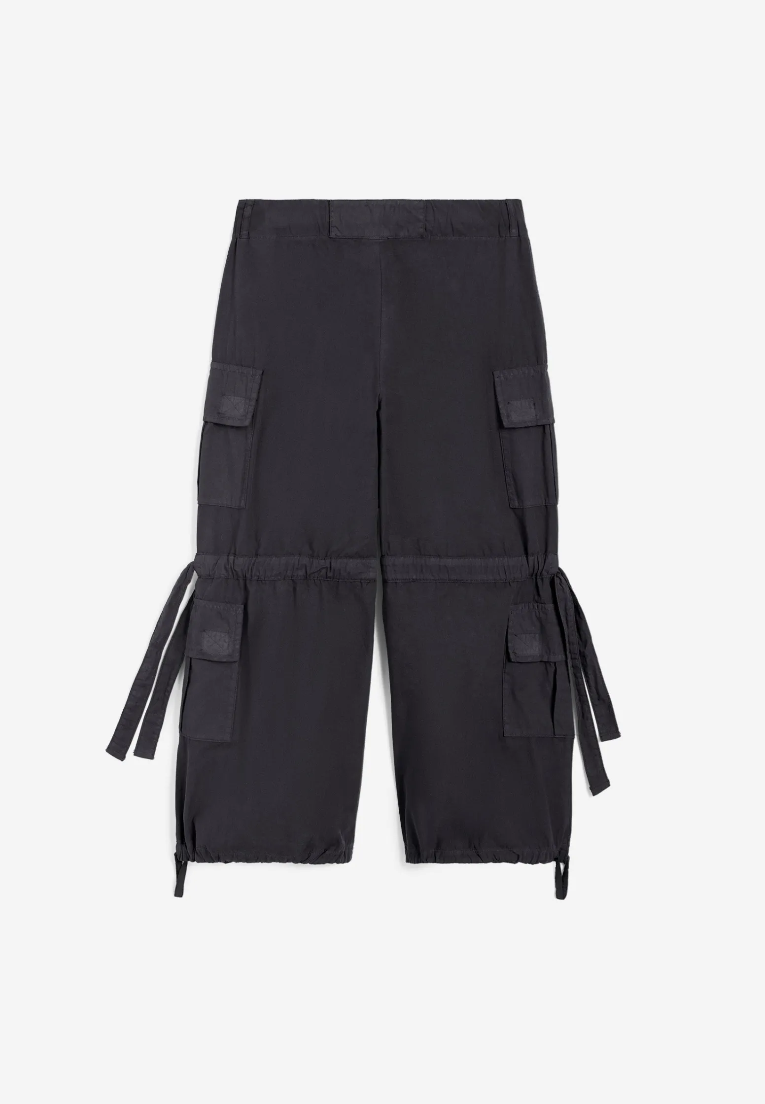 Freddy Pantaloni cargo da bambina in cotone tinto capo- Pantaloni Sportivi