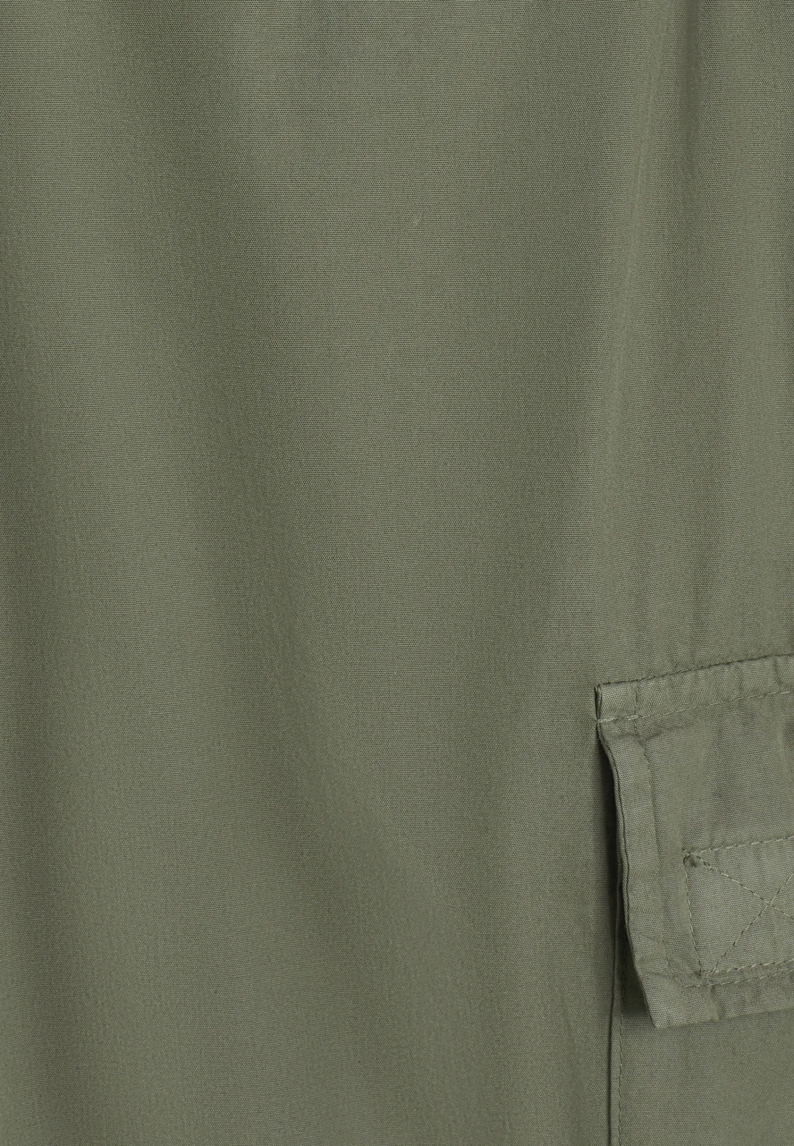 Freddy Pantaloni cargo da bambina in cotone tinto capo- Pantaloni Sportivi