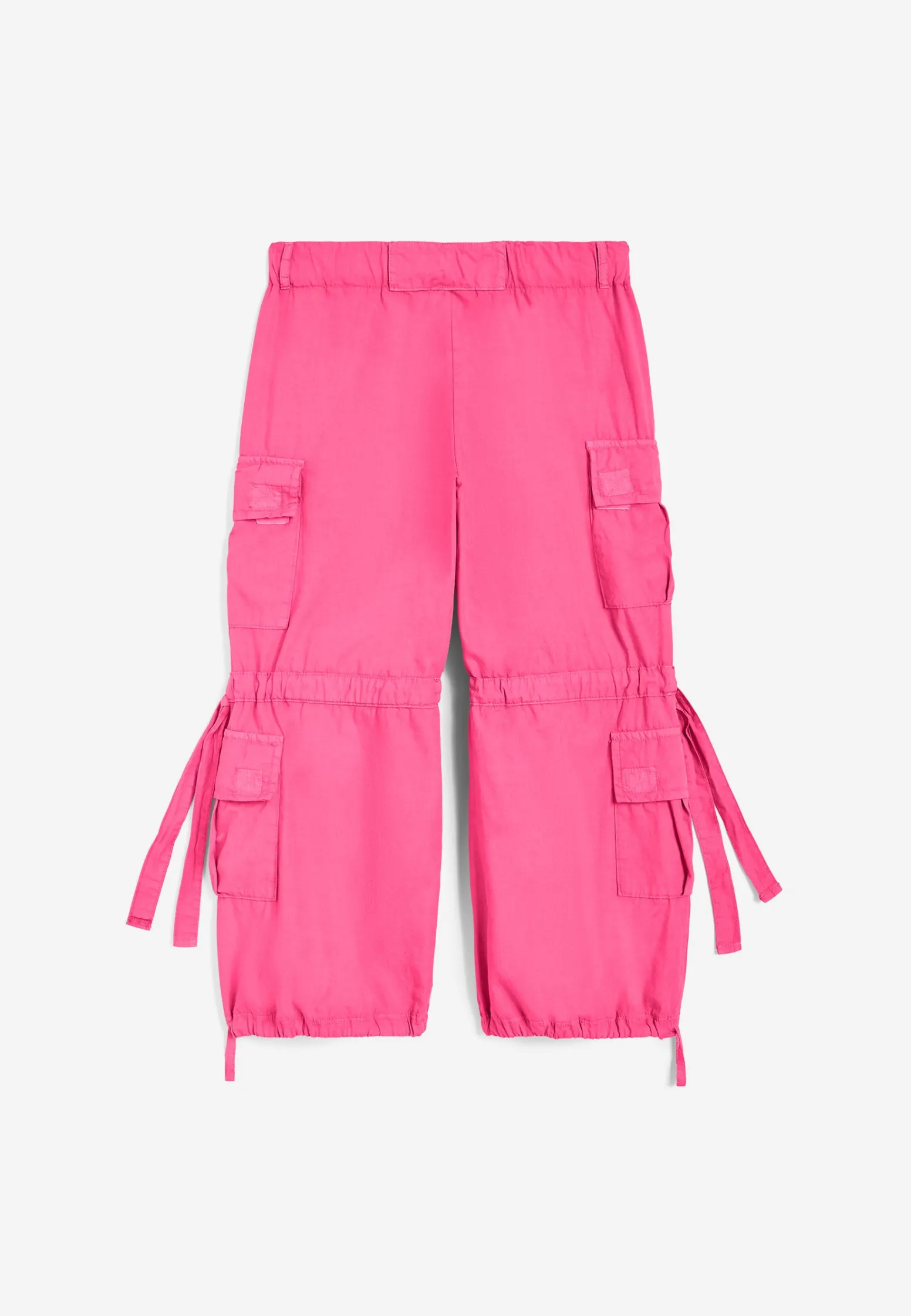 Freddy Pantaloni cargo da bambina in cotone tinto capo- Pantaloni Sportivi