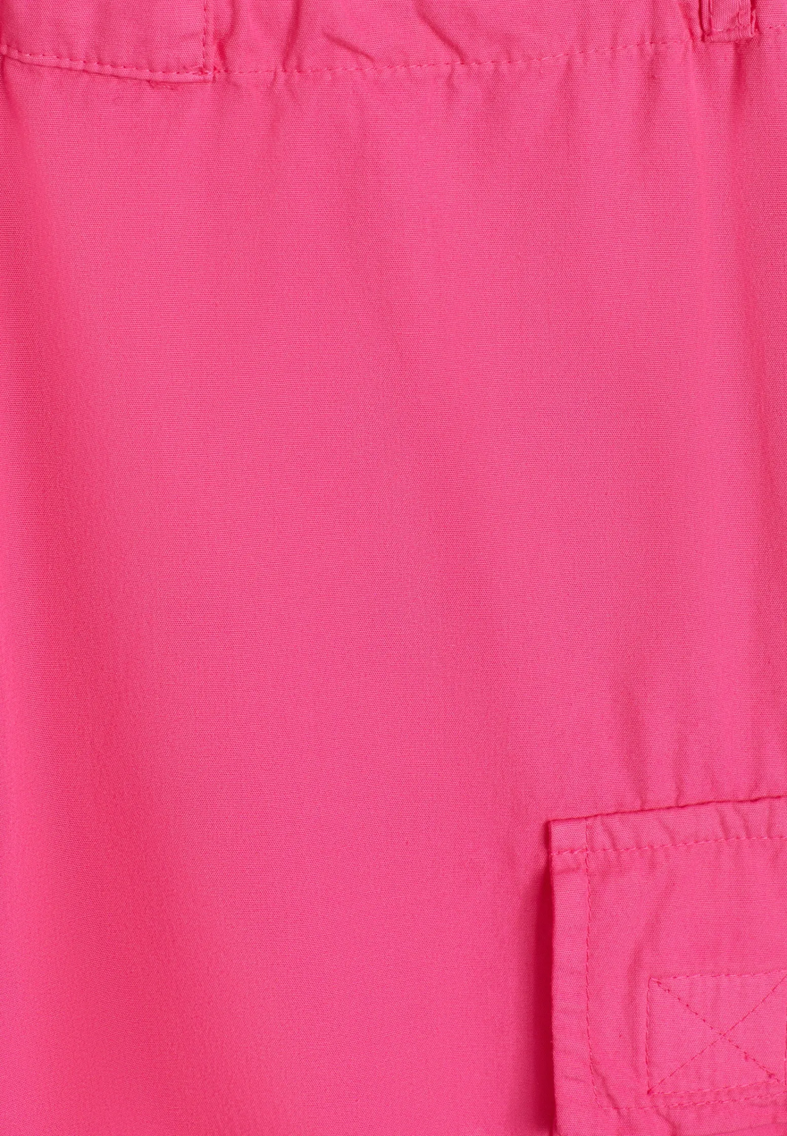 Freddy Pantaloni cargo da bambina in cotone tinto capo- Pantaloni Sportivi