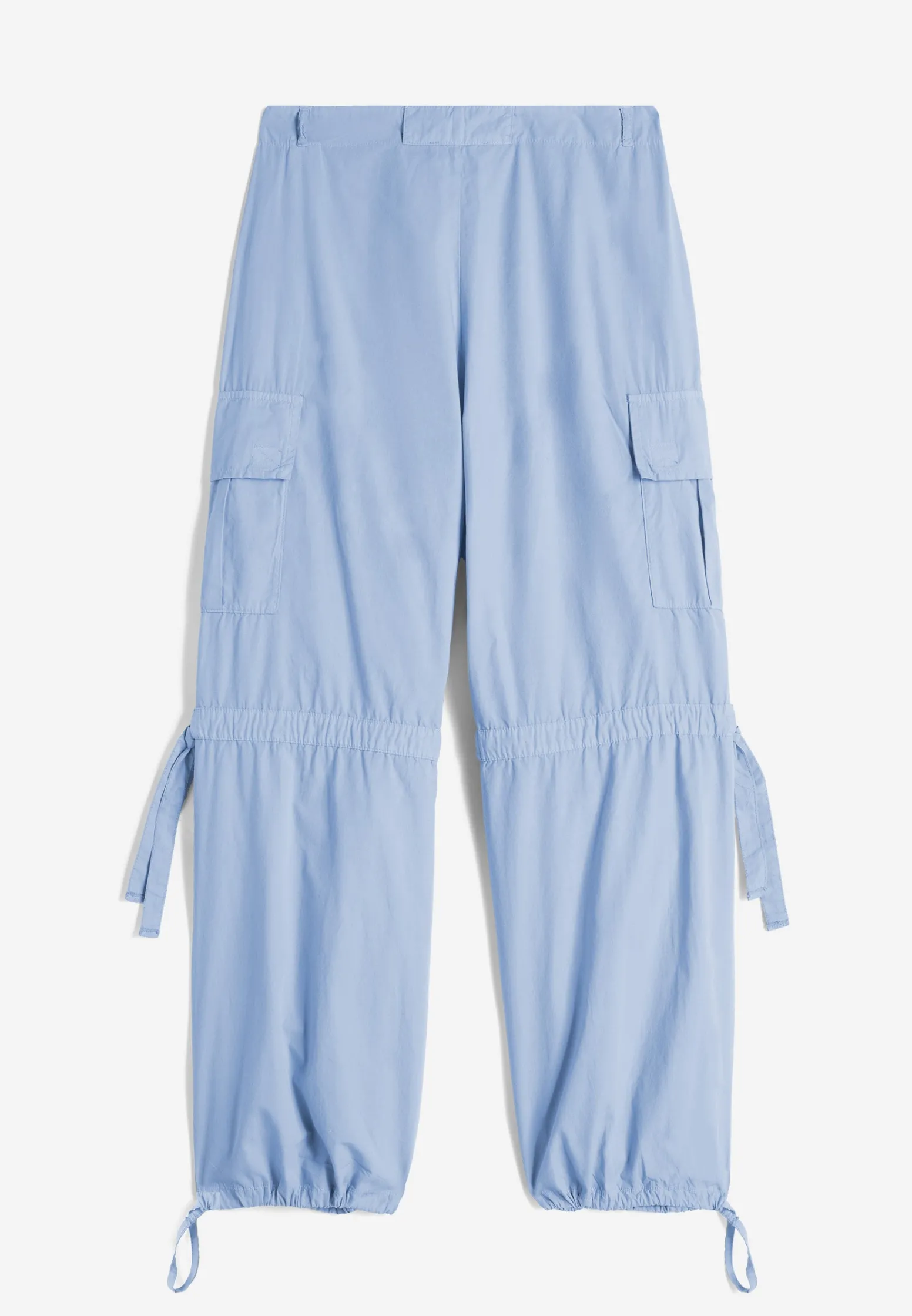 Freddy Pantaloni cargo da donna in tessuto popeline tinto capo-Donna Pantaloni Cargo|Tutti I Pantaloni
