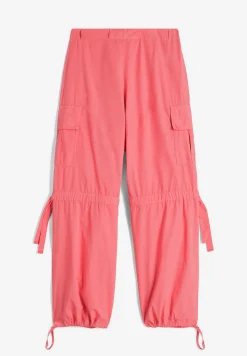 Freddy Pantaloni cargo da donna in tessuto popeline tinto capo-Donna Pantaloni Cargo|Tutti I Pantaloni
