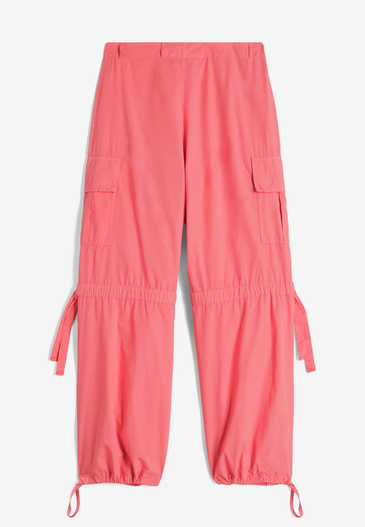 Freddy Pantaloni cargo da donna in tessuto popeline tinto capo-Donna Pantaloni Cargo|Tutti I Pantaloni