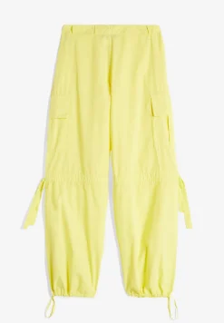 Freddy Pantaloni cargo da donna in tessuto popeline tinto capo-Donna Pantaloni Cargo|Tutti I Pantaloni