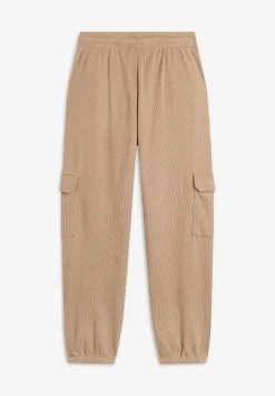 Freddy Pantaloni cargo da donna in tessuto jersey waffle-Donna Pantaloni Cargo|Pantaloni Sportivi