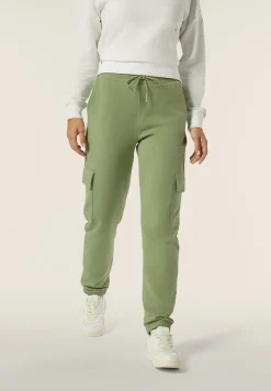 Freddy Pantaloni Cargo da donna in felpa garzata con fondo elastico-Donna Fitness|Pantaloni Cargo