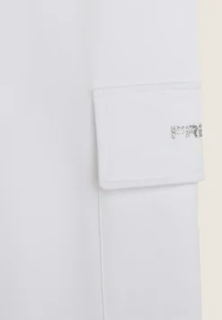 Freddy Pantaloni Cargo da donna in felpa garzata con fondo elastico-Donna Fitness|Pantaloni Cargo