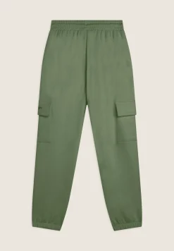 Freddy Pantaloni Cargo da donna in felpa garzata con fondo elastico-Donna Fitness|Pantaloni Cargo