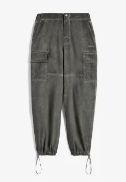 Freddy Pantaloni cargo in canvas tinto capo cold dyed-Donna Pantaloni Cargo|Pantaloni Sportivi