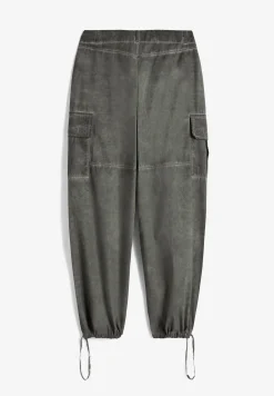 Freddy Pantaloni cargo in canvas tinto capo cold dyed-Donna Pantaloni Cargo|Pantaloni Sportivi