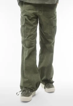 Freddy Pantaloni cargo in canvas tinto capo cold dyed-Donna Pantaloni Cargo|Pantaloni Sportivi