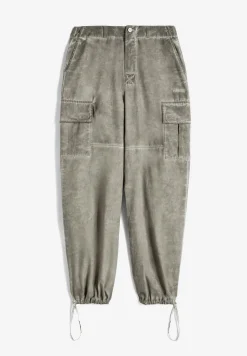 Freddy Pantaloni cargo in canvas tinto capo cold dyed-Donna Pantaloni Cargo|Pantaloni Sportivi