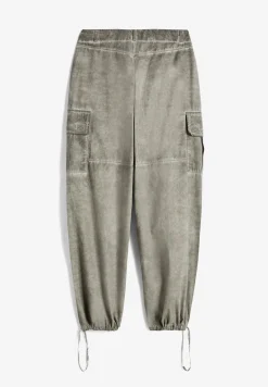 Freddy Pantaloni cargo in canvas tinto capo cold dyed-Donna Pantaloni Cargo|Pantaloni Sportivi