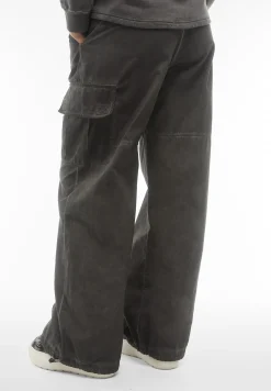 Freddy Pantaloni cargo in canvas tinto capo cold dyed-Donna Pantaloni Cargo|Pantaloni Sportivi