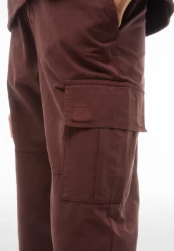 Freddy Pantaloni cargo in canvas tinto capo-Donna Pantaloni Cargo|Pantaloni Sportivi
