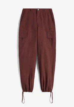 Freddy Pantaloni cargo in canvas tinto capo-Donna Pantaloni Cargo|Pantaloni Sportivi