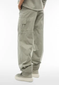 Freddy Pantaloni cargo in canvas tinto capo-Donna Pantaloni Cargo|Pantaloni Sportivi