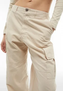 Freddy Pantaloni cargo in canvas tinto capo-Donna Pantaloni Cargo|Pantaloni Sportivi