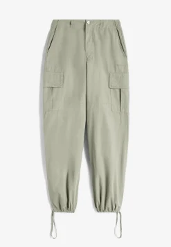 Freddy Pantaloni cargo in canvas tinto capo-Donna Pantaloni Cargo|Pantaloni Sportivi