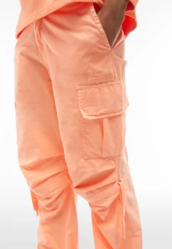 Freddy Pantaloni cargo in popeline con doppia coulisse-Donna Pantaloni Cargo|Pantaloni Sportivi