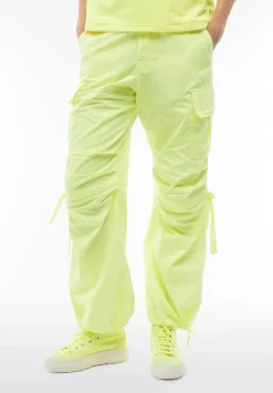 Freddy Pantaloni cargo in popeline con doppia coulisse-Donna Pantaloni Cargo|Pantaloni Sportivi