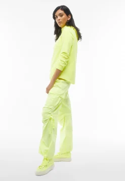 Freddy Pantaloni cargo in popeline con doppia coulisse-Donna Pantaloni Cargo|Pantaloni Sportivi
