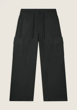 Freddy Pantaloni Cargo in popeline con fondo regolabile-Donna Pantaloni Cargo|Pantaloni Sportivi