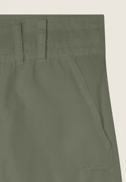 Freddy Pantaloni Cargo in popeline con fondo regolabile-Donna Pantaloni Cargo|Pantaloni Sportivi