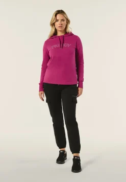 Freddy Pantaloni cargo regular fit da donna in felpa garzata-Donna Pilates|Ginnastica