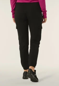 Freddy Pantaloni cargo regular fit da donna in felpa garzata-Donna Pilates|Ginnastica
