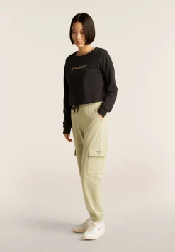 Freddy Pantaloni Cargo Regular Fit in French Terry-Donna Pantaloni Cargo|Pantaloni Sportivi