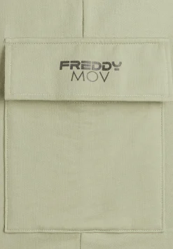 Freddy Pantaloni Cargo Regular Fit in French Terry-Donna Pantaloni Cargo|Pantaloni Sportivi