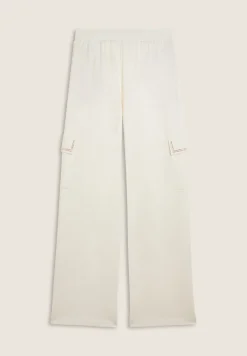 Freddy Pantaloni cargo wide leg in felpa di viscosa-Donna Pantaloni Cargo|Pantaloni Sportivi