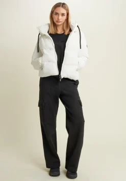 Freddy Pantaloni cargo wide leg tinta a freddo-Donna Pantaloni Sportivi