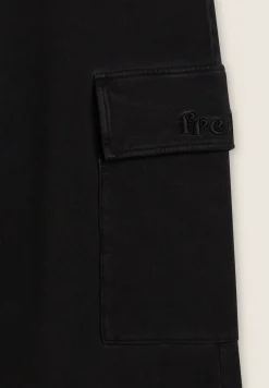 Freddy Pantaloni cargo wide leg tinta a freddo-Donna Pantaloni Sportivi