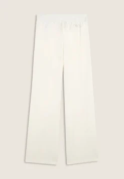 Freddy Pantaloni Comfort Fit con gamba dritta e Dettagli in Strass-Donna Pantaloni Sportivi