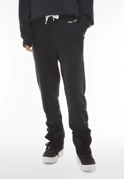 Freddy Pantaloni comfort fit in felpa french terry tinta a freddo-Donna Pantaloni Sportivi|Tutti I Pantaloni