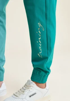 Freddy Pantaloni con elastico sul fondo e dettagli floreali-Donna Pilates|Ginnastica