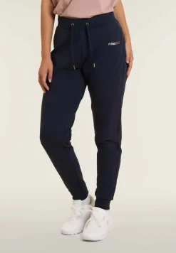 Freddy Pantaloni con polsino in costina e coulisse-Donna Pilates|Ginnastica