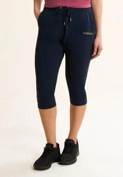 Freddy Pantaloni corsaro in jersey con logo perline-Donna Padel|Pilates