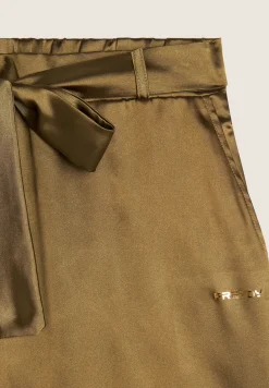 Freddy Pantaloni corti Donna Eleganti con chiusura a Fiocco-Donna Shorts