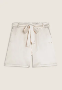 Freddy Pantaloni corti Donna Eleganti con chiusura a Fiocco-Donna Shorts