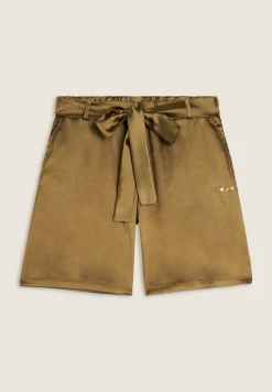 Freddy Pantaloni corti Donna Eleganti con chiusura a Fiocco-Donna Shorts