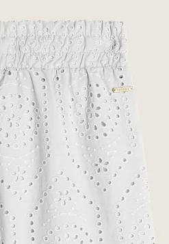 Freddy Pantaloni corti in mussola con dettagli Sangallo-Donna Shorts|Tutti I Pantaloni