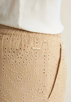 Freddy Pantaloni corti in mussola con dettagli Sangallo-Donna Shorts|Tutti I Pantaloni