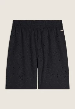 Freddy Pantaloni corti in mussola con dettagli Sangallo-Donna Shorts|Tutti I Pantaloni