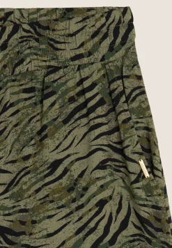 Freddy Pantaloni corti in viscosa animalier con vita elasticizzata-Donna Shorts|Tutti I Pantaloni