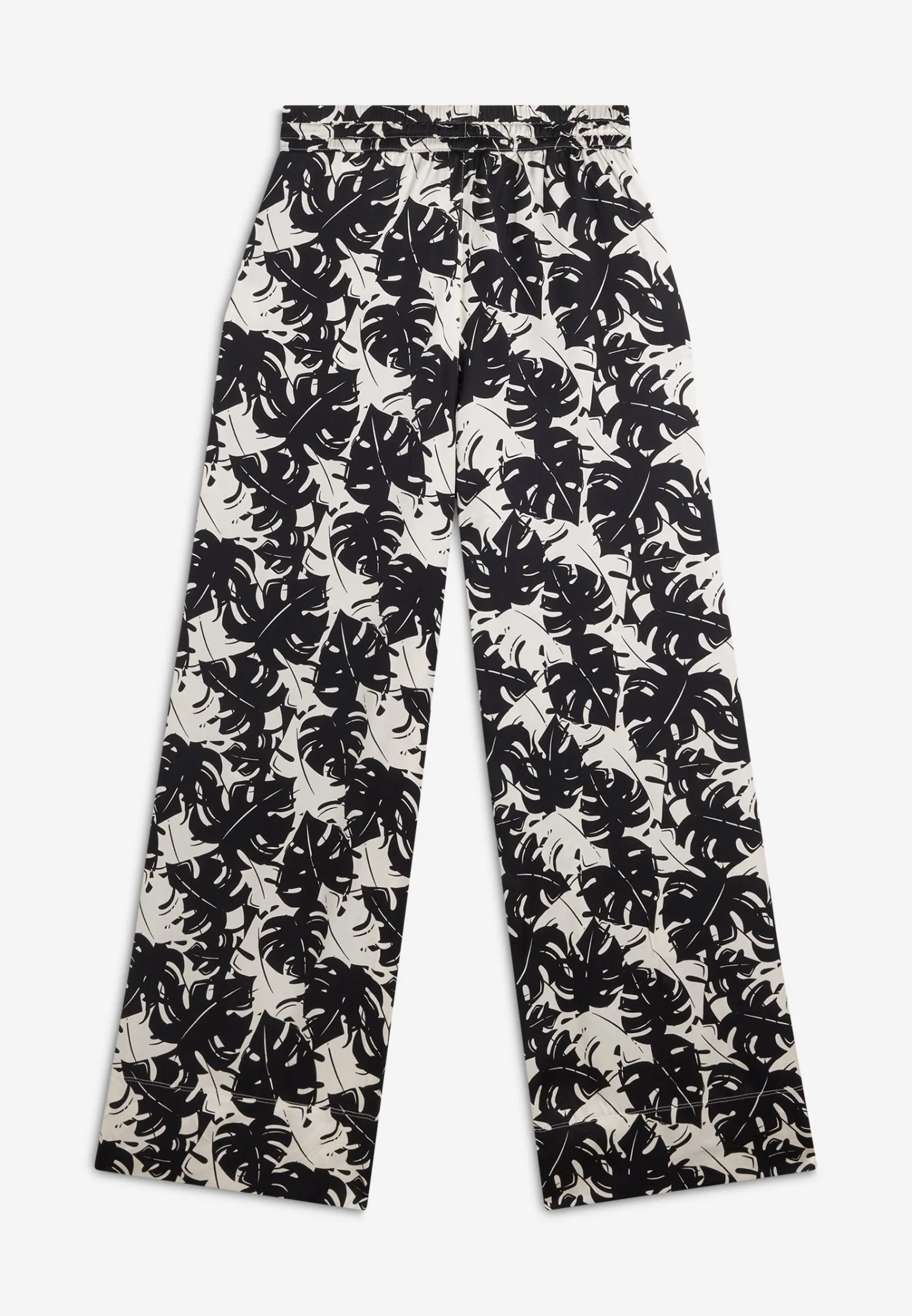 Freddy Pantaloni culotte gamba ampia in viscosa stampa tropical-Donna Pantaloni Sportivi|Tutti I Pantaloni